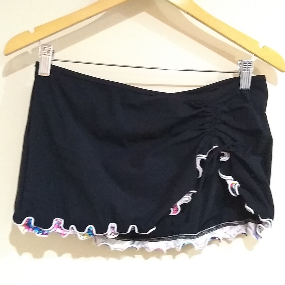 ! A5🎊Profile by Gottex 8 bikini bottom with frill skirt covering NWT